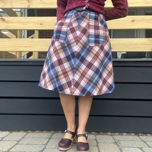 Vintage Plaid skirt